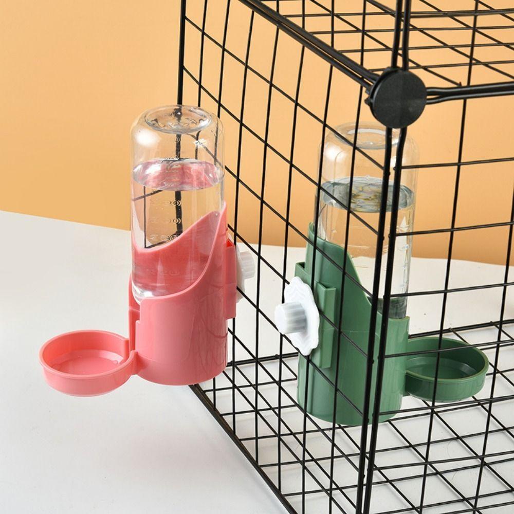 Hanging Cats Water Dispenser Transparent Rabbit Food Container Rabbit Water Bottle  For Puppy Bird