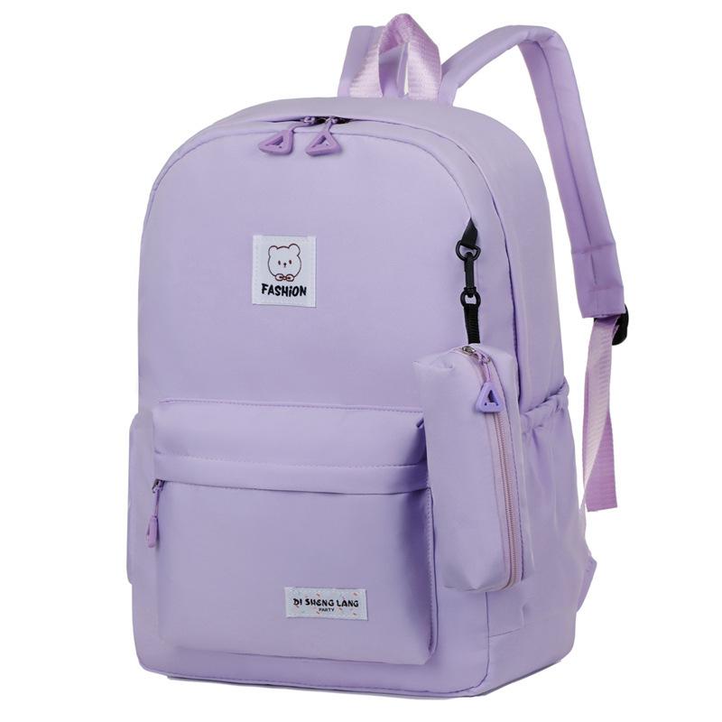 Simple Travel Large Capacity Backpack Girls Backpack Junior High School Junior High School Casual Backpack Middle School