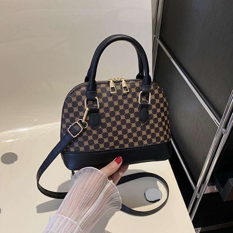 Módní mušlová taška dámská malá se vzorem peněženka a kabelka taška přes rameno crossbody pro ženy pro každodenní použití