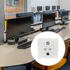 Quality Multimedia TV RJ45 F Connectors Wall Plate Easy Not Solder Direct Plugs Installation Networking Socket Faceplate