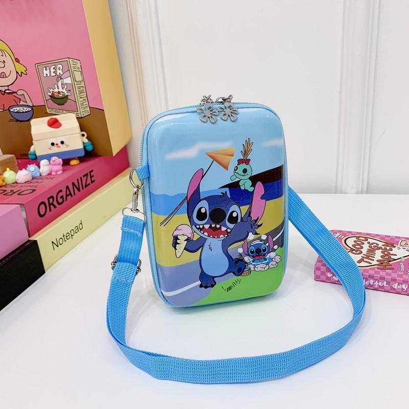 Eva Material Cute Stitch Hello Kitty Print Design Kids Student Crossbody Bag With Breathable Waterproof Design For School And Daily Use
