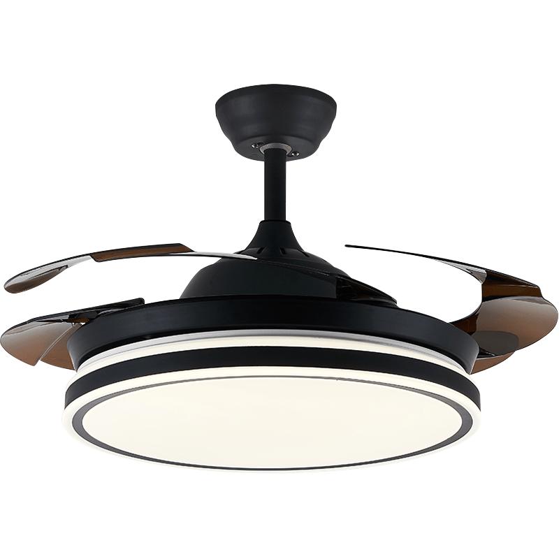 Smart Inverter Ceiling Fan with Retractable Blades and LED Light