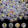 10MM Glass Beads Faceted Crystal Beads DIY Jewelry Making Iridescent Beads  Necklace