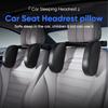 Universal Car Headrest Pillow Memory Foam 360 Adjustable Auto Cervical Support Side Pads One Click Sleep Aid for Adults&Children