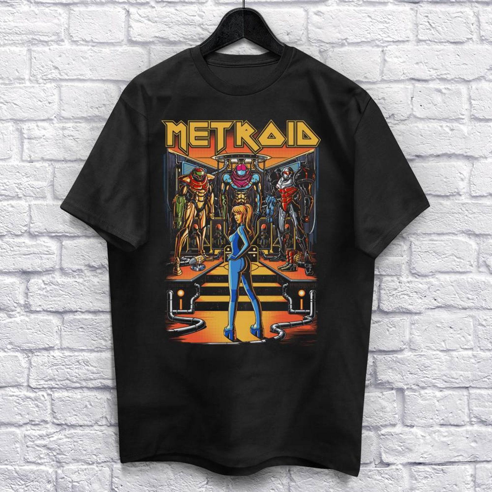 Space Maiden T-Shirt Unisex (For Men and Women) Gamer Shirt Heavy Metal Shirts Video game Shirt Music Retro Video Games S