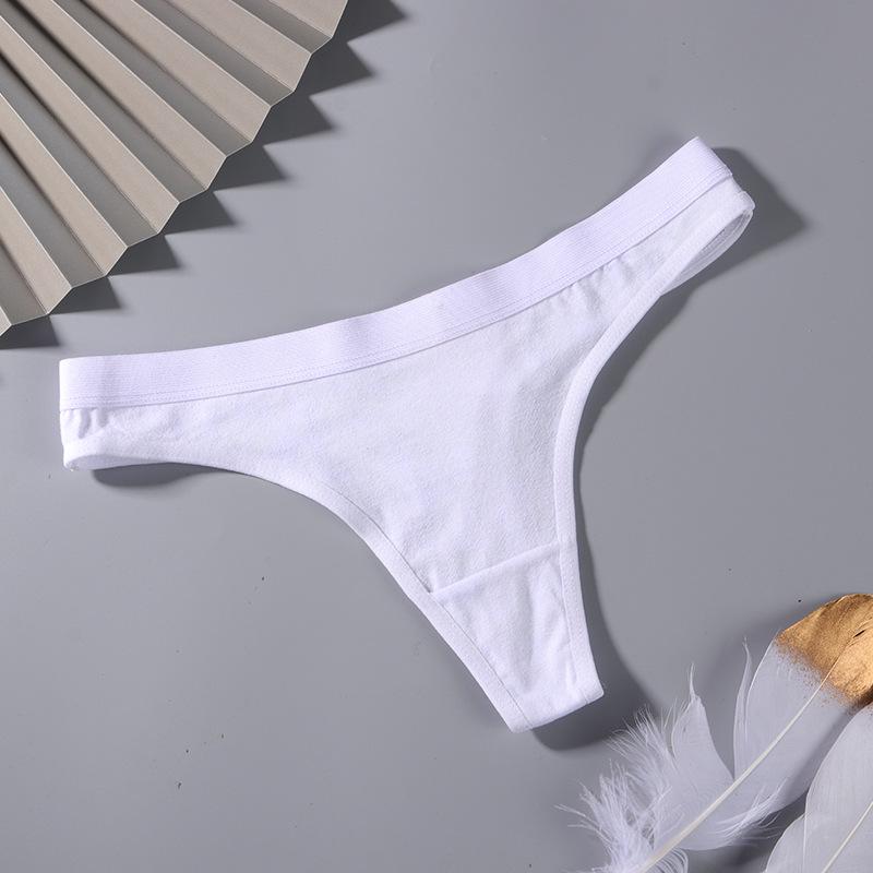 Women's Cotton Comfort Thong Triangle Fashion Panties