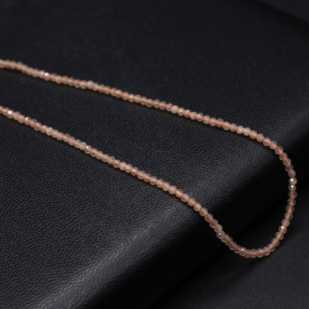 Naturstein facettierte Perlen Opal Isolation Perlen Charms für Schmuckherstellung DIY Halskette Armband Ohrringe Zubehör Größe 3 mm