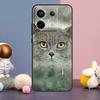 British Shorthair Cat Case For Xiaomi Redmi Note 13 9 10 11 12 14 15 Pro Plus Redmi 15 15C 14C 10C 12C 13C Cover