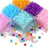 50-135 szt. Kryształowych szklanych koralików, galaretkowych, jednolitych kolorowych, imitujących kamień jadeitu, luźne koraliki dystansowe do wyrobu biżuterii