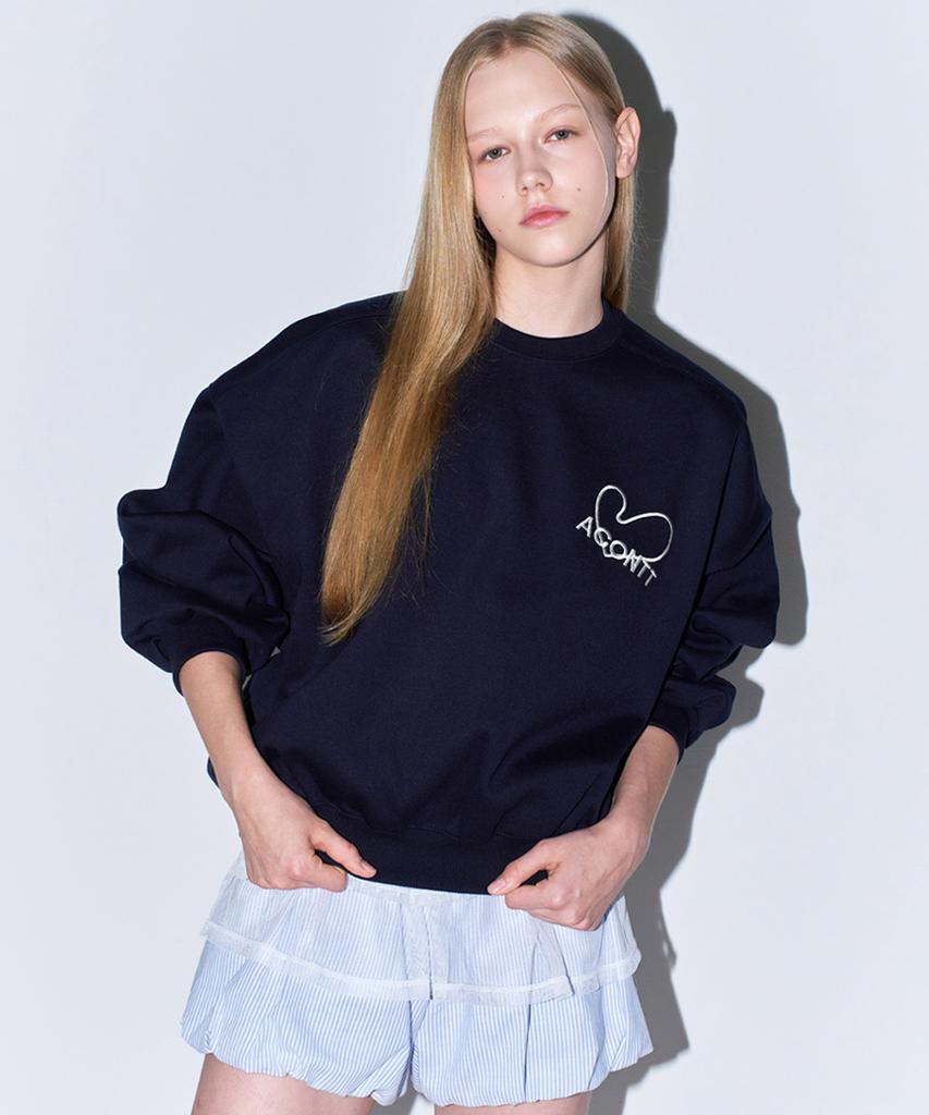 Eikeon Round Volume Sweatshirt_Navy