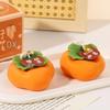 Fruit-Shaped Persimmon Aromatherapy Candles - Creative Wedding Favors and Home Ornaments