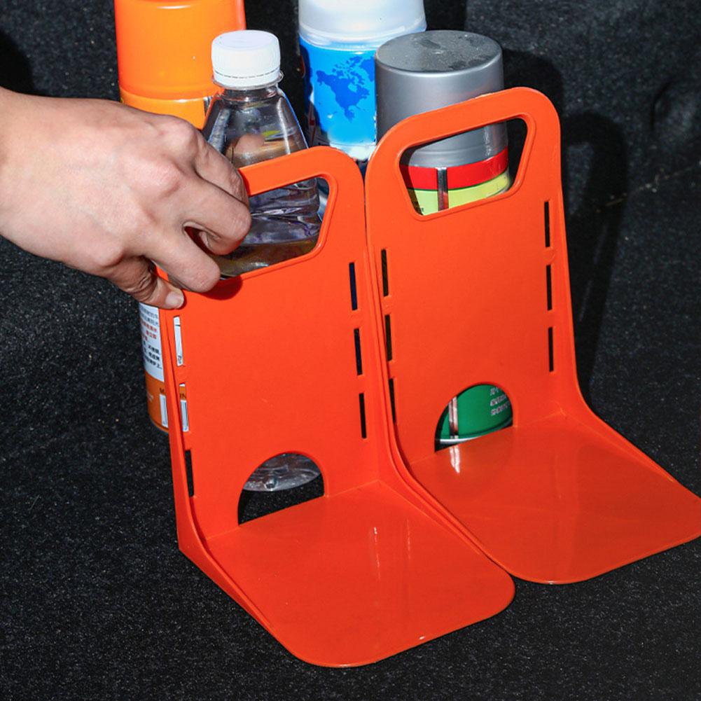 Car Trunk Storage Box Fixed Partition Multi-functional Auto Trunk Fixed Rack Holder Shake-proof Organizer Fence Plastic Baffle