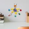 Multi-Color Lacquer Clock - A Quiet Wall Decor For Living Rooms, Offices, And Modern Walls