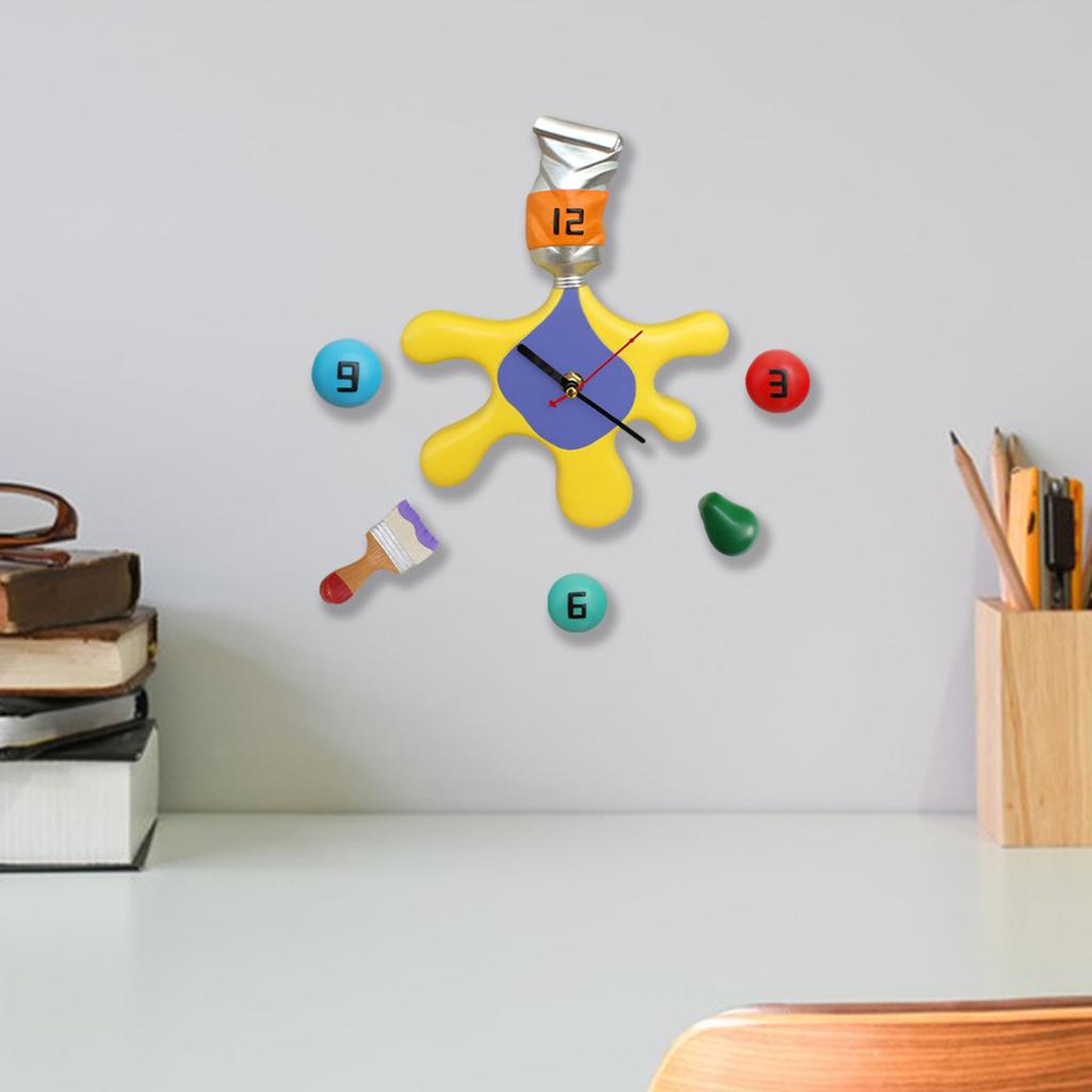 Multi-Color Lacquer Clock - A Quiet Wall Decor For Living Rooms, Offices, And Modern Walls