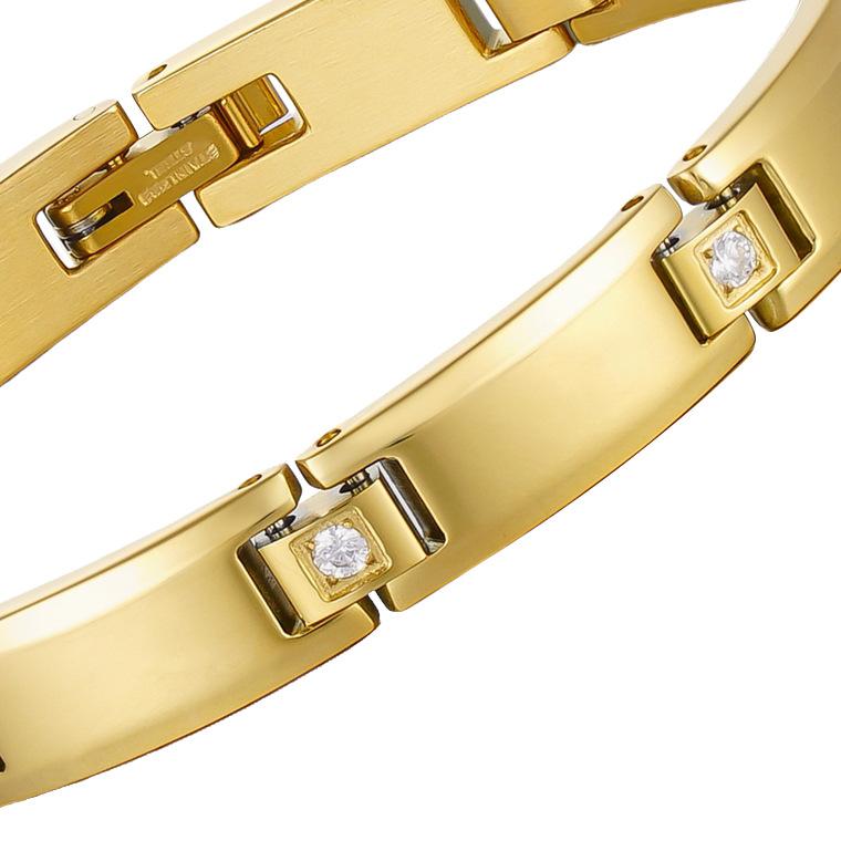 New Light Luxury Titanium Steel Jewelry Bracelet Magnet Permanent Magnetic Bracelet Women