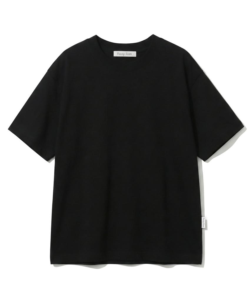 FUZZY SCAN Basic Oversized Short Sleeve Tee