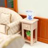 1/12 Scale Miniature Wooden Side Table with Drawer Model Ornament - DIY Miniature Photography Props- Seasonal Decor - Perfect Gift