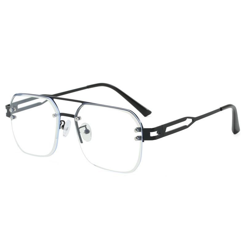 

Rimless Cut Edge Sunglasses Men Fashion Stylish Double Bridge Sun Glasses For Women Driving Fishing Men S Sunglass