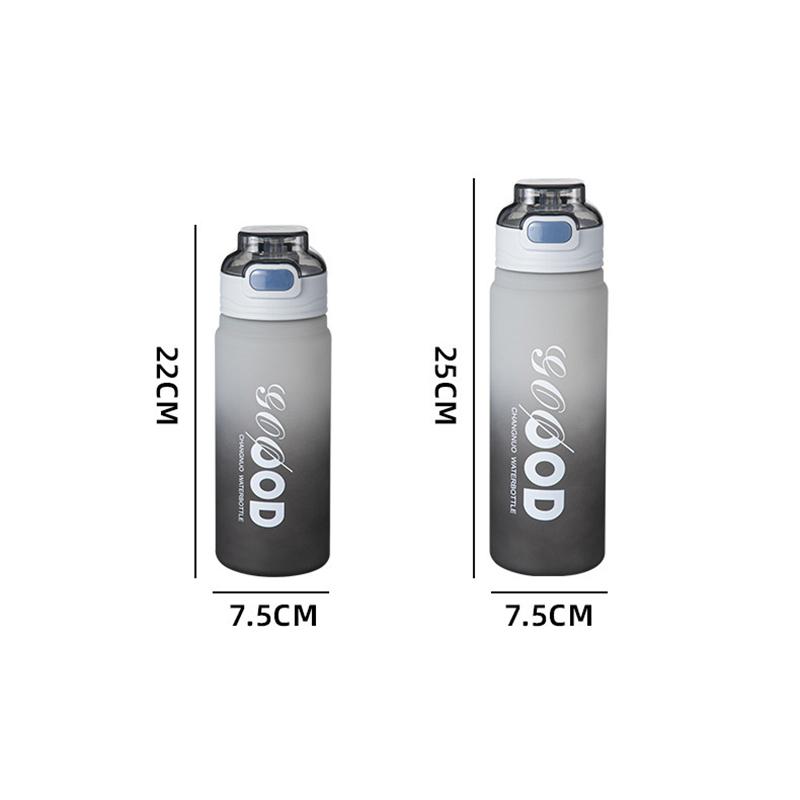 

Sports Water Bottle 900Ml Leak Proof Water Cup With Time Marker Drinking For Outdoor Travel Anti-Drop Portable Gym Fitness Jugs