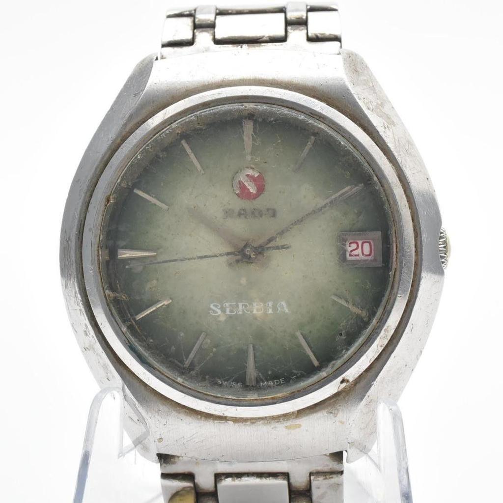 Used Working Item RADO SERBIA Men's Watch Automatic Winding Vintage