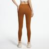 Juyitang High-Waist Yoga Pants with Side Pocket - Nude, Tight, and Elastic for Hip-Lifting Fitness.