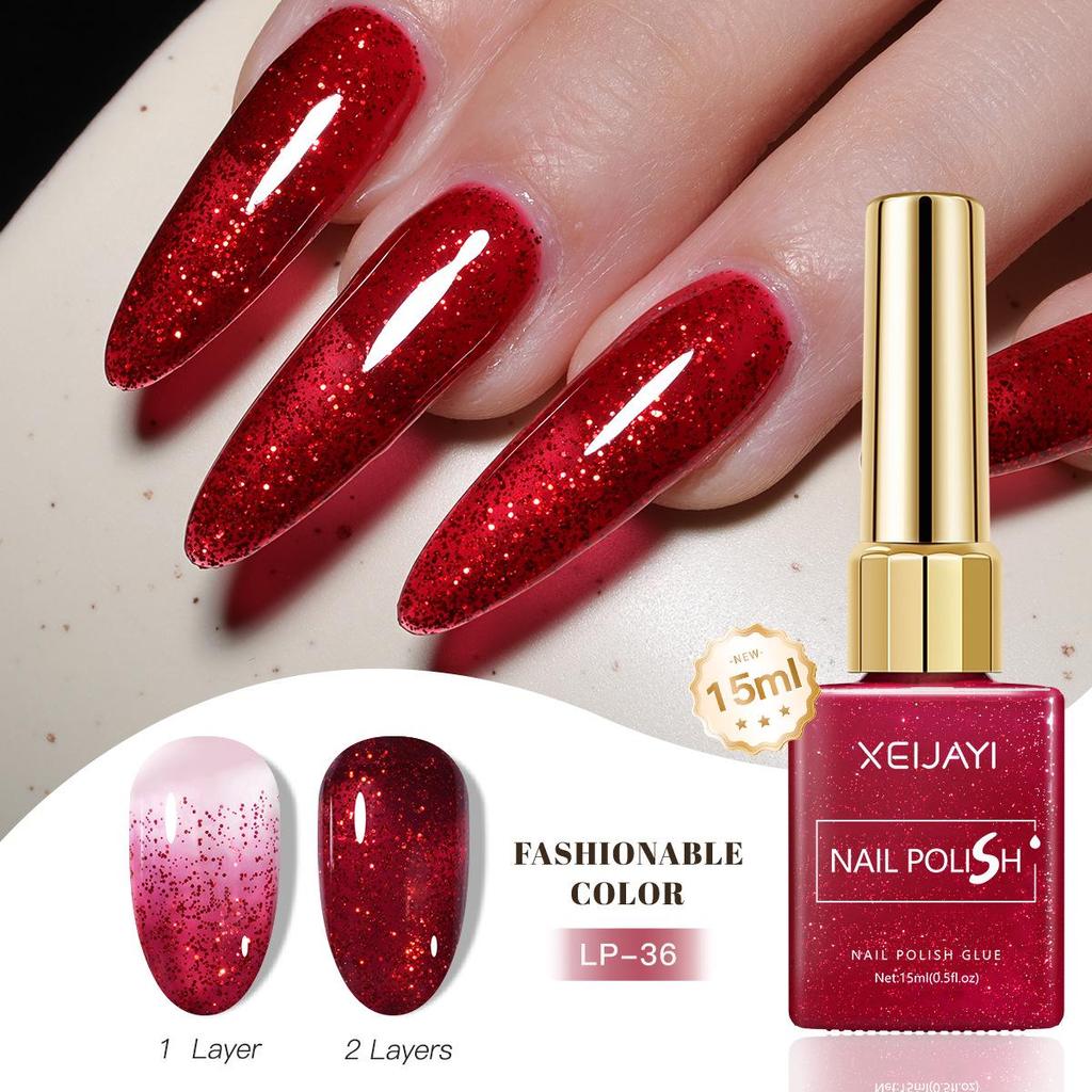 Vibrant Colored Square Bottle Nail Gel Polish - Internet Favorite for Highly Pigmented Nail Art