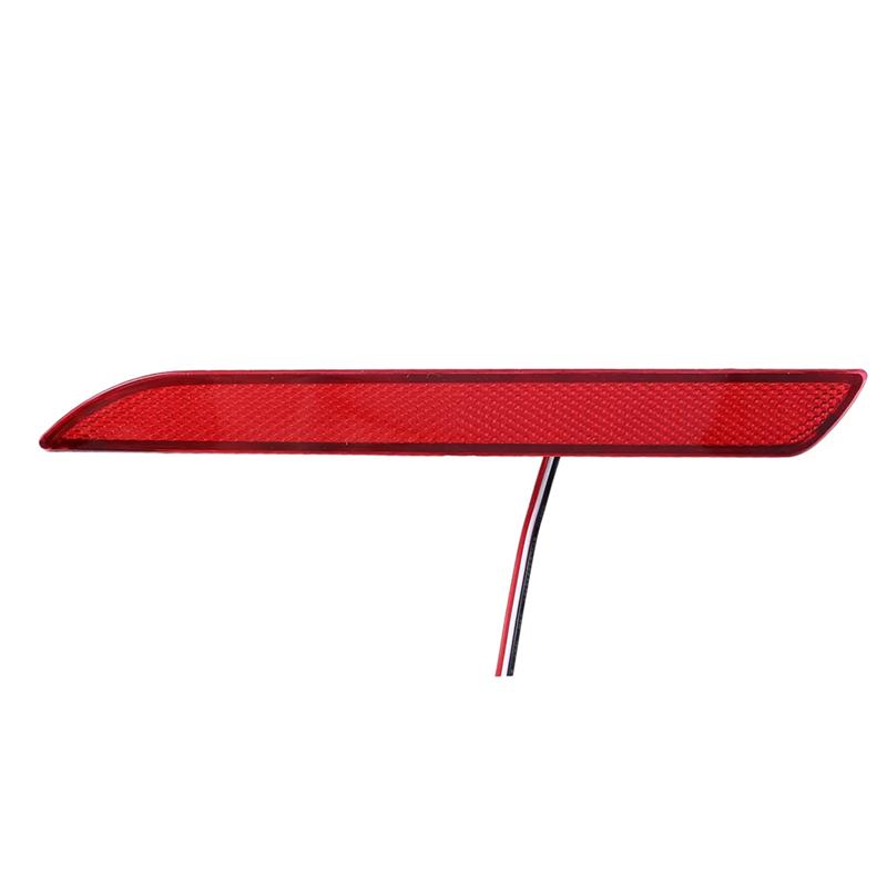 LED Rear Bumper Reflector Light Car LED Rear Bumper Light For Honda JAZZ Fit 2010 2011 2012 2013 Stop Fog Lamp-A99D