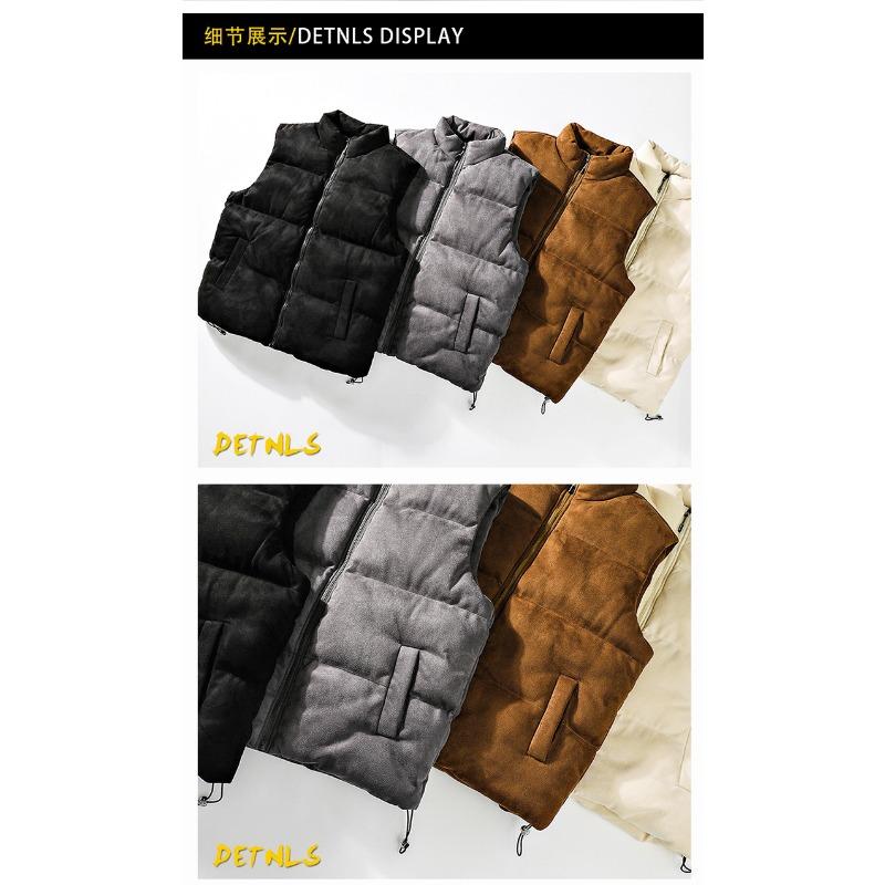Loose Stand Collar Thick Warm Vest For Women Winter Autumn