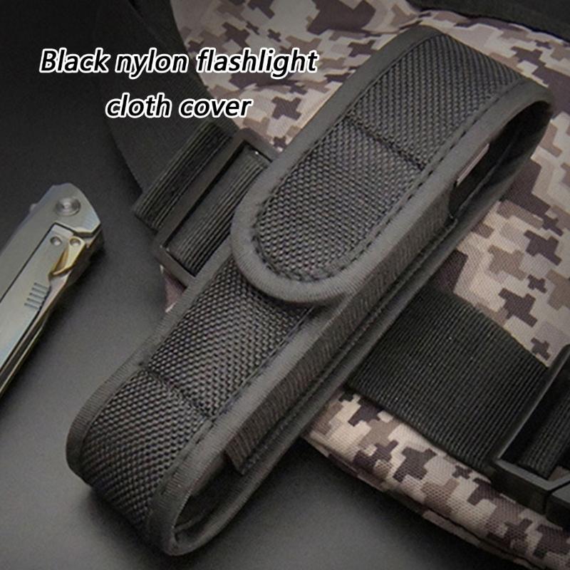 Quick Releases Flashlight Storage Pouch Nylon Fabric Fabric For Campers And Emergency Preparedness
