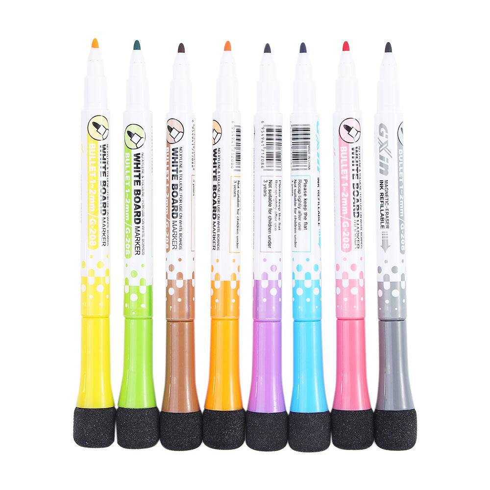 School Classroom Supplies Magnetic Erasable Whiteboard Pens Markers Pages Children's Drawing Pen Board Markers
