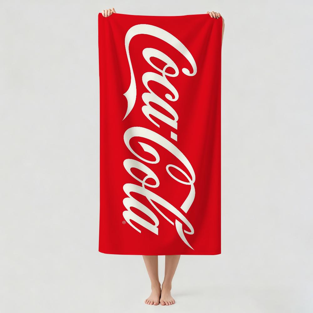 Modny nadruk C-CoCa C-ColaS Ręcznik Suszący Ręcznik Kąpielowy Nadaje Się Do Lekkiego Pływania Kempingu Jogi Plaża Na Zewnątrz