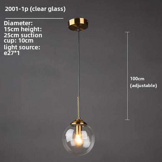 

Скандинавская минималистичная люстра: Современный стеклянный обеденный стол-светильник для кафе, бара, спальни или прикроватной тумбочки. no bulb included