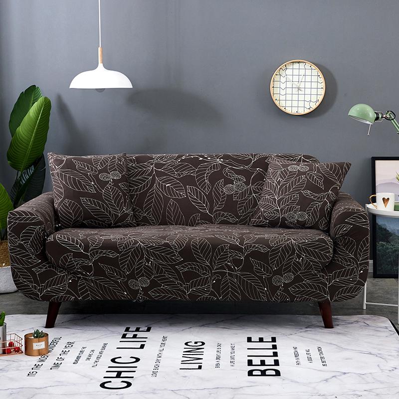 Elastic Sofa Slipcover Stretch Couch Cover Tight Wrap Sofa Covers For Living Room Sectional Furniture Armchairs 1/2/3/4-seater