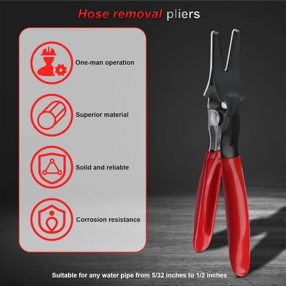 Automobile Tubing Oil Pipe Separation Clamp Joint Tightening Pliers Fuel Filters Hose Tube Buckle Removal Tools Car Pipe Tool