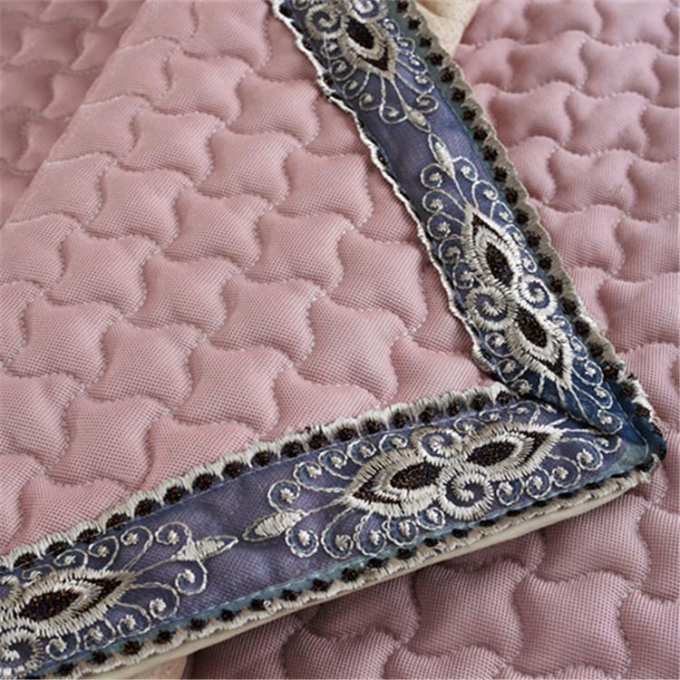 European-Style Non-Slip Linen Skirt Fabric Four Seasons Universal Sofa Summer Cushion Sofa Cover All Wrapped Cover