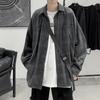 Casual Men'S Shirt Ins Trendy Loose And Versatile Plaid Long Sleeved Autumn Shirt Jacket