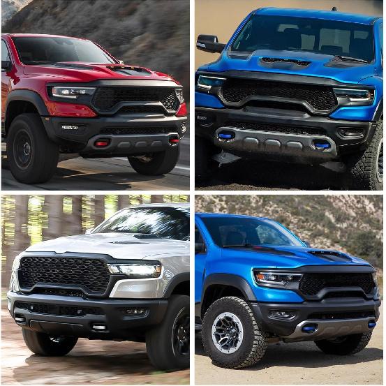 Front Tow Hooks Covers Hitch Cover Ized Car Tow Hooks Compatible With RAM 1500 Accessories -2026|Red (Not Fit For RAM 1500 Classic,Warlock,RAM
