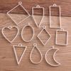 7-Color DIY Alloy Jewelry Geometric Epoxy Resin Mold Frame
