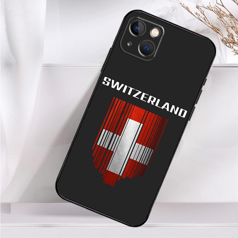 

Чехол для телефона с изображением швейцарского флага Швейцарии для iPhone 16 15 14 13 12 11 Pro Max Mini X XR XS Max 7 8 Plus, задняя крышка iPhone 13Pro MAX