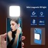 2W Magnetic Phone Light Bi Color Selfie Light Pocket LED Light 2500K 8500K Color Temperature Dimmable with 42 LED Beads