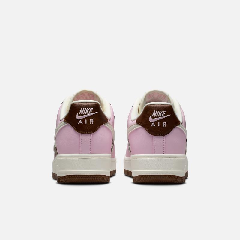 Nike Air Force One Women's Strawberry Mocha Sport Shoes - Winter New Style - NIKE AIR FORCE 1 IO7595