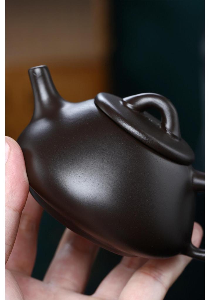 Purple Clay Zi Ni Teapot - Semi-Handmade Yixing Collection
