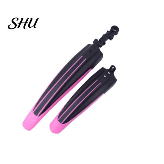 Durable Bicycle Wings 2Pcs Bike Mudguard Set Front Rear Fenders High Strength Accessories Anti-fouling Design Universal Easy to Install Rust-free