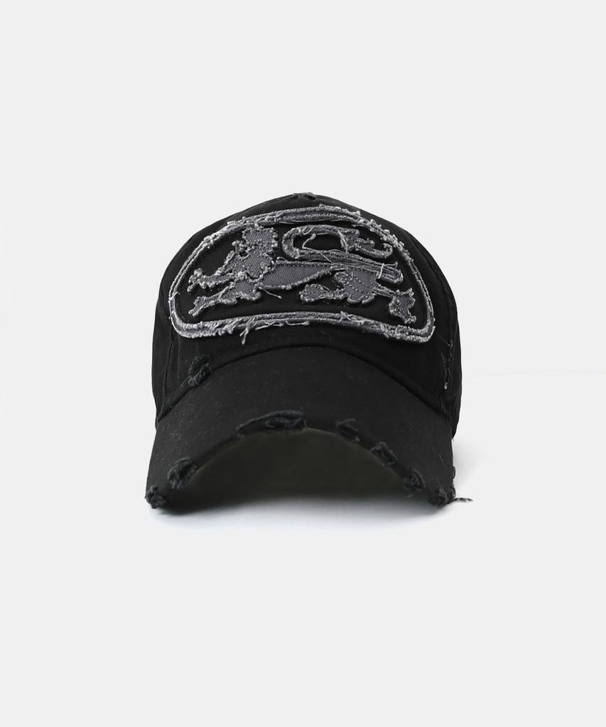 BADBLOOD Mystic Big Patch Ball Cap - Dusty Black