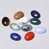 5pc Natural Stone Cabochon Oval Charm Egg Shape Flatback Stone Loose Cabochon for DIY Jewerly Ring Necklace Bracelet Accessories
