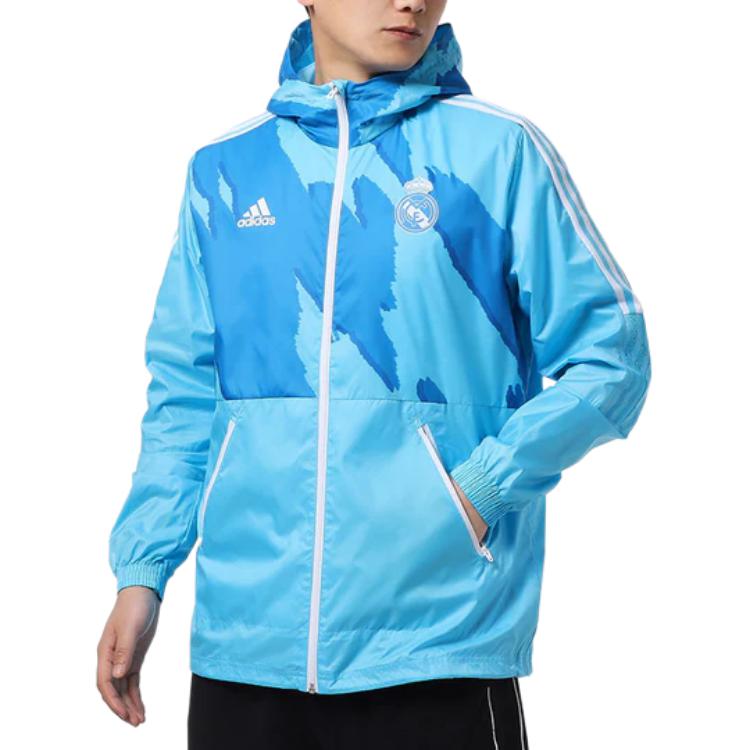 adidas Real Madrid Jacket Men's Dodger Blue GQ2538