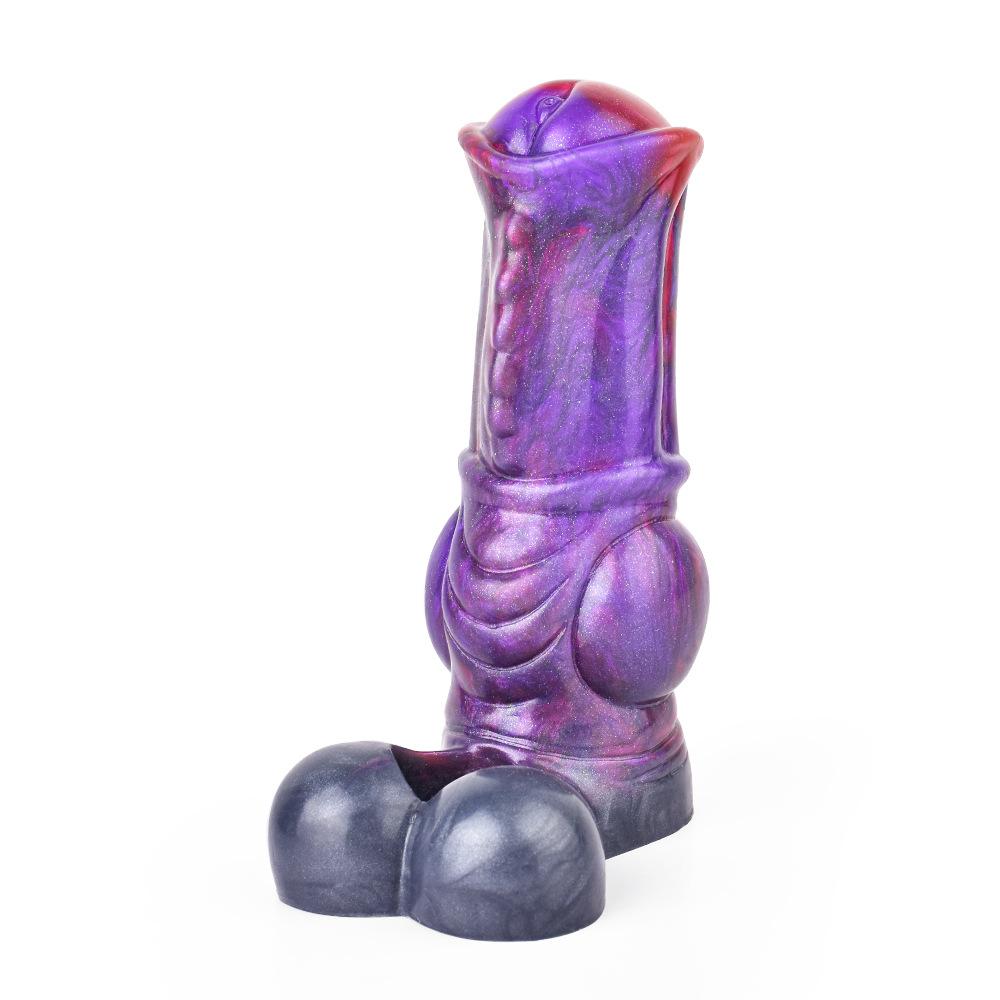 Strap On Silicone Penis Sleeve Extender Condom Realistic Dildo Enlarge Cock for Gay Femdom Pegging