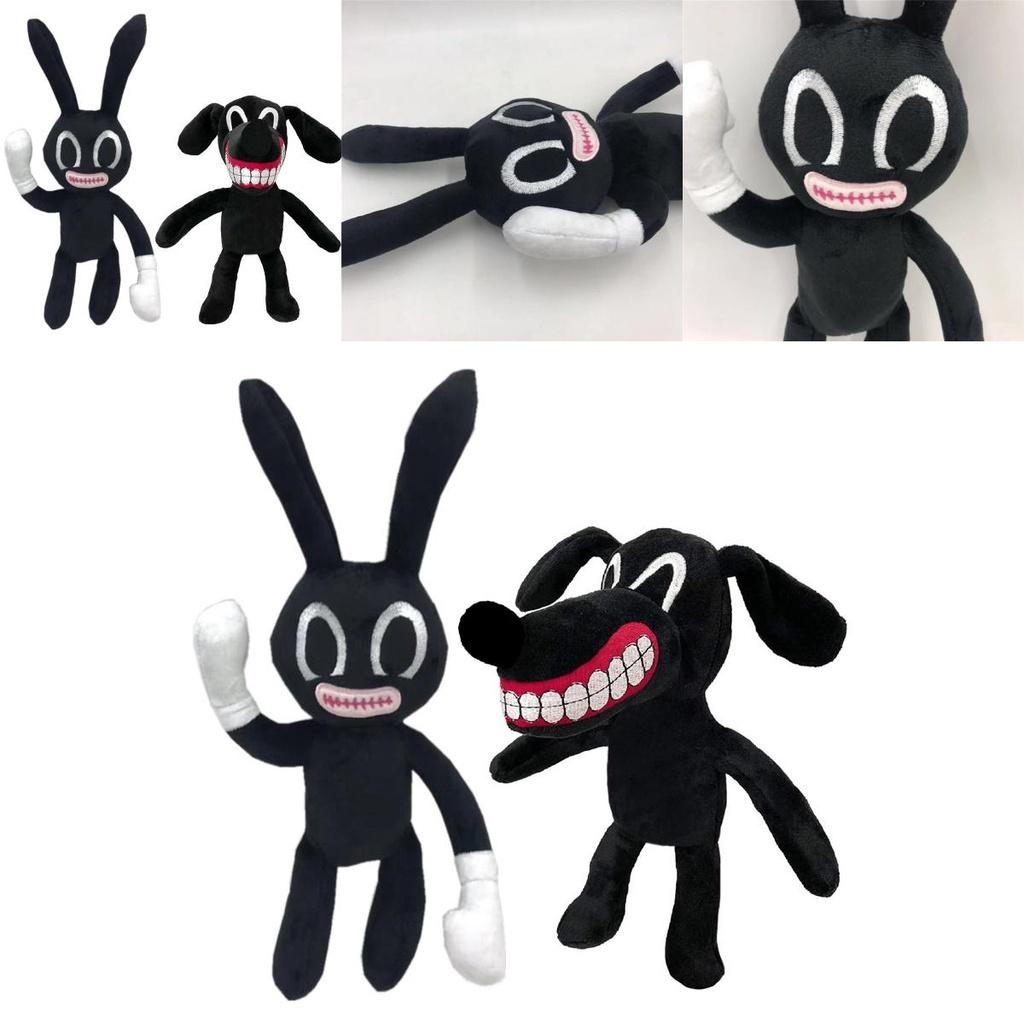 Adorável E Assustador Siren Head Horror Coelho Preto de Pelúcia Boneco de Pelúcia Para Crianças