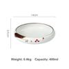 14cm  sell Creative retro ceramic sushi dishes tray Sauce Chili pepper snacks small dishes gold plates set dinner dishes sets