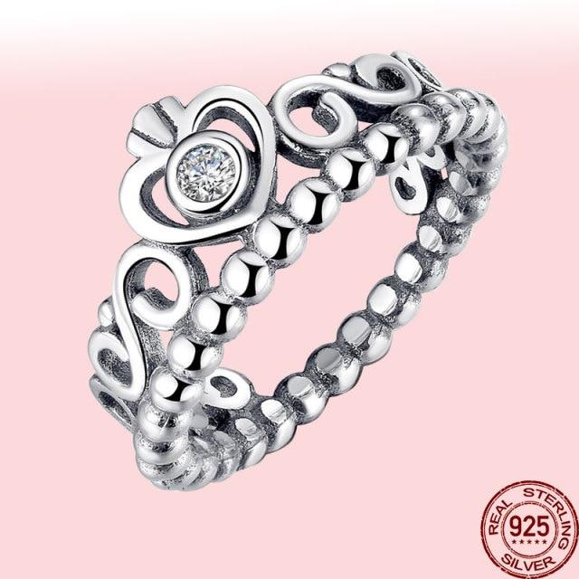 New 100 %925 Sterling Silver Rings Wholesale Popular Flower Lucky Rings For Women Jewelry Making